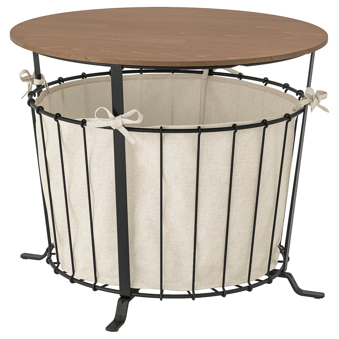 Best Pirce 🔥 IKEA ÄNGESBYN Storage Table Black/pine Light Brown Stained 23 5/8 " 🎁