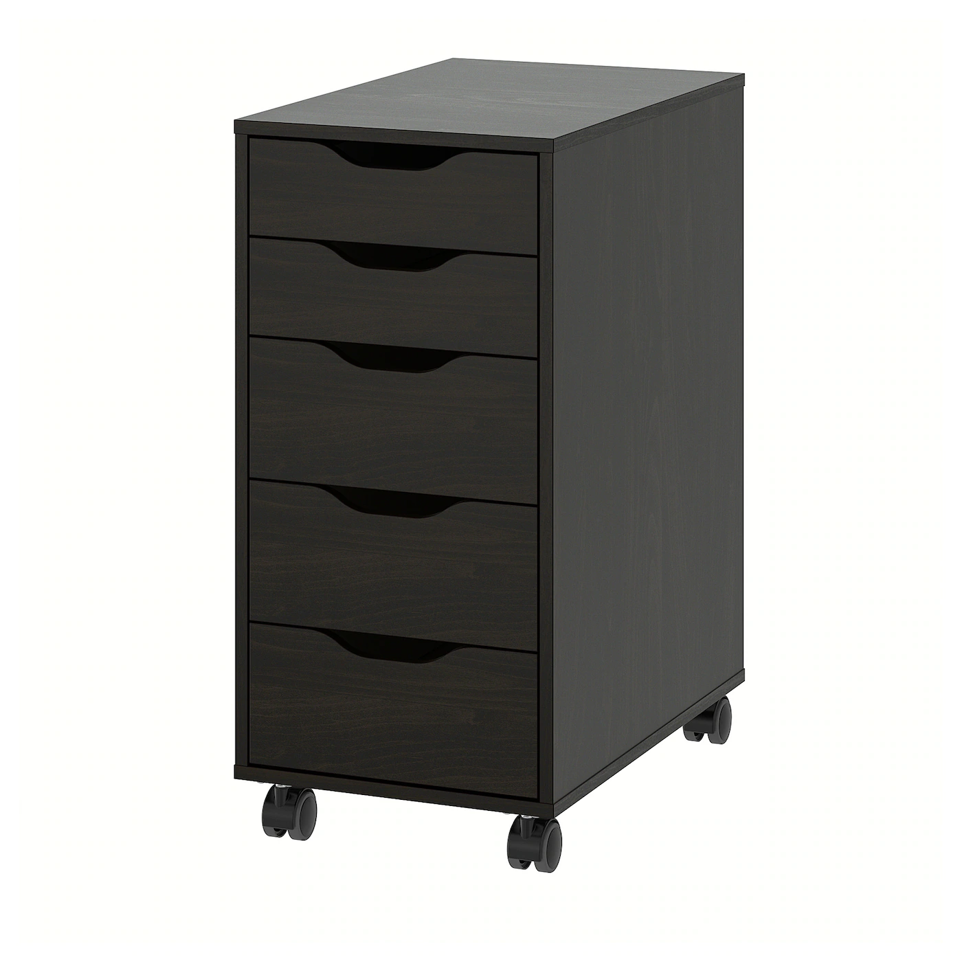 Best Sale ๐คฉ IKEA ALEX Drawer Unit On Casters Blackbrown 14 1/8x29 7/8 " โญ