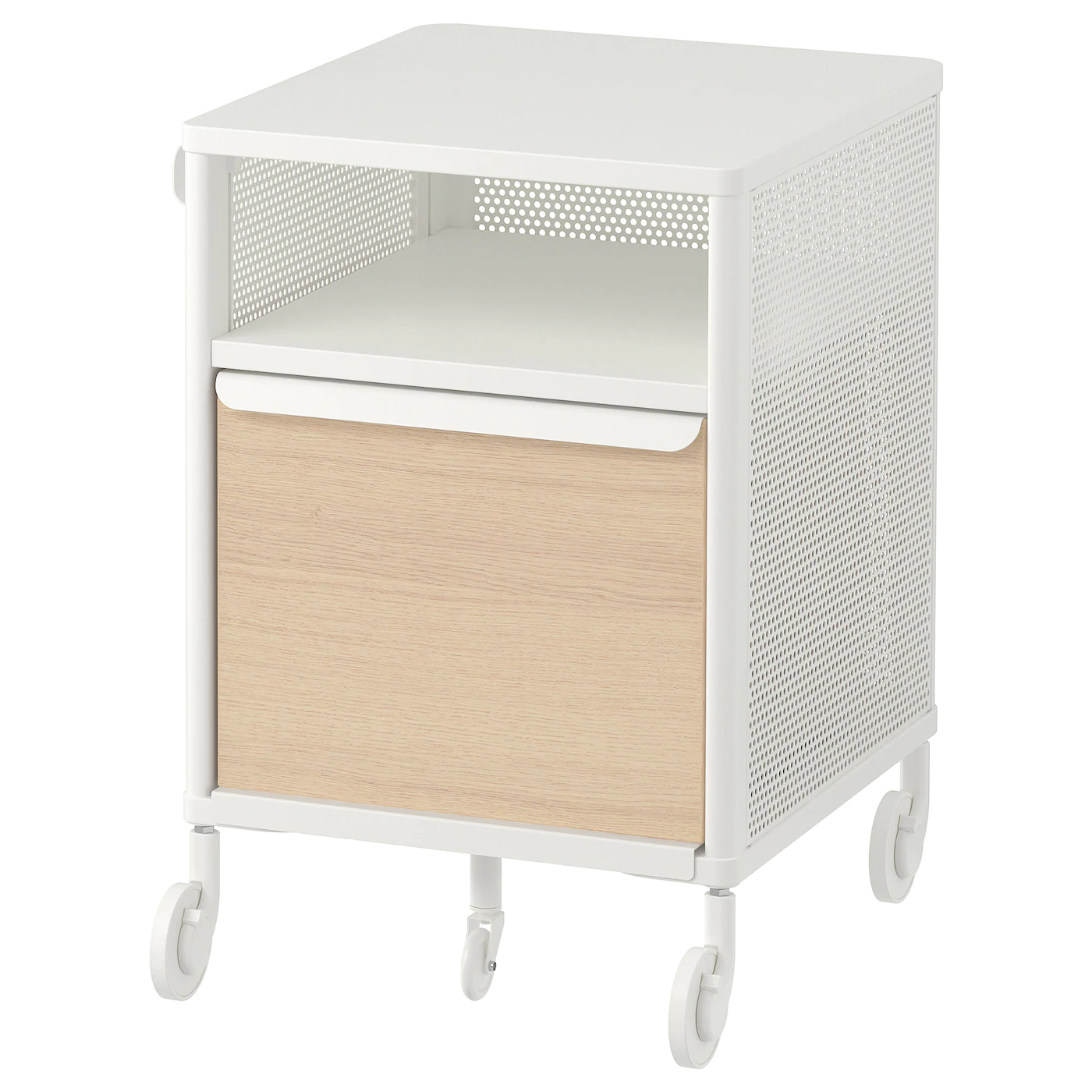 New 💯 IKEA BEKANT Storage Unit On Casters Mesh White 16 1/8x24 " 🎉