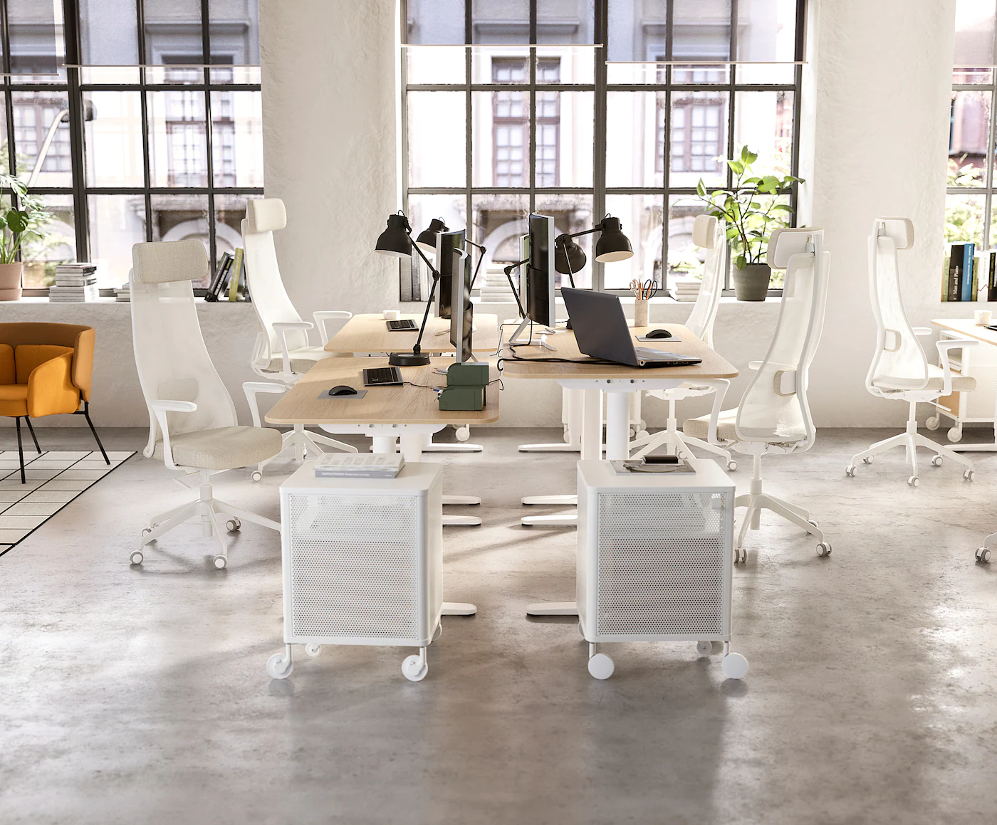 New ๐ฏ IKEA BEKANT Storage Unit On Casters Mesh White 16 1/8x24 " ๐ 3 New ๐ฏ IKEA BEKANT Storage Unit On Casters Mesh White 16 1/8x24 " ๐ - Image 3