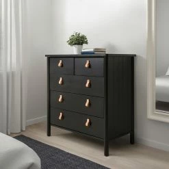 Deals Ikea Dressers Store -Deals Ikea Dressers Store bjoerksnaes 5 drawer chest black 0858420 pe677424 s5