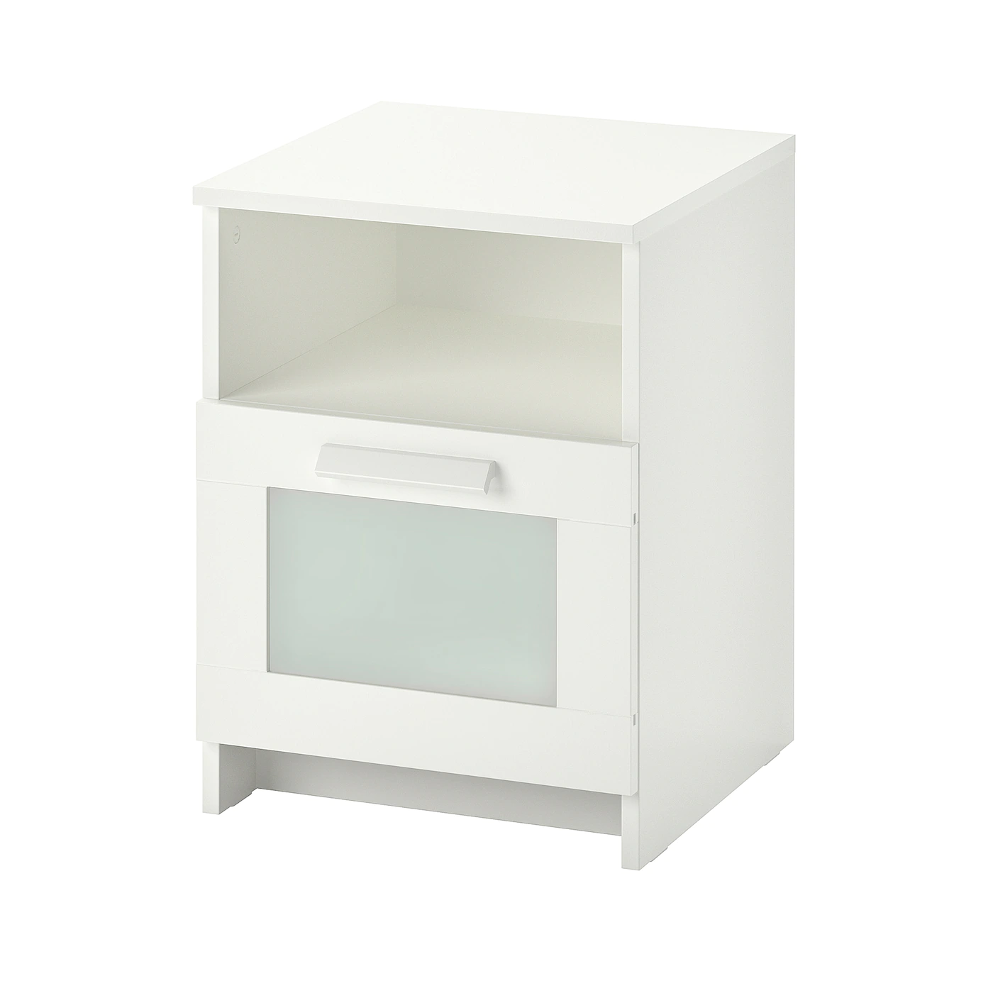 Promo ⌛ IKEA BRIMNES Nightstand White 15 3/8x16 1/8 " 💯