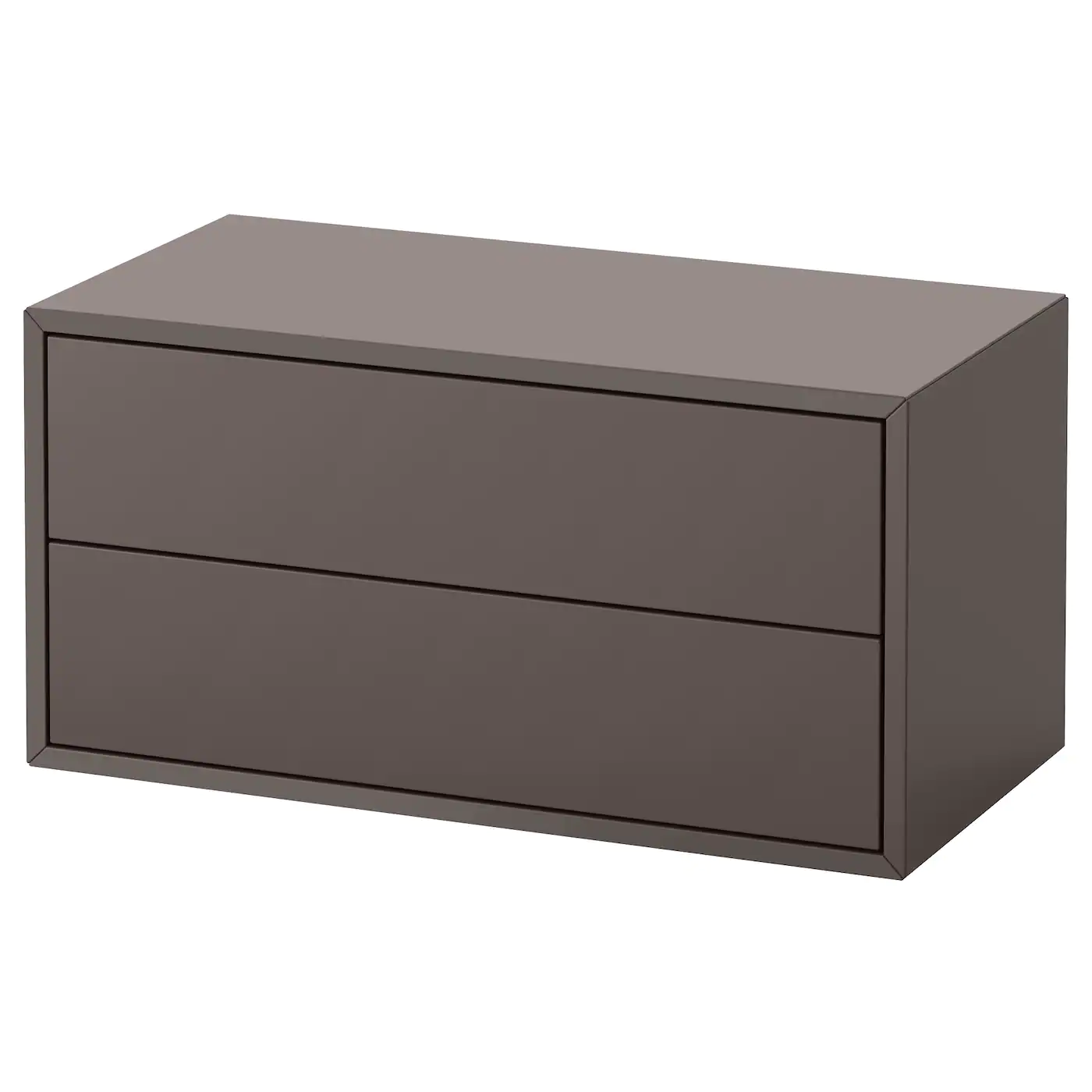 Hot Sale 🥰 IKEA EKET Cabinet With 2 Drawers Dark Gray 27 1/2x13 3/4x13 3/4 " 🤩