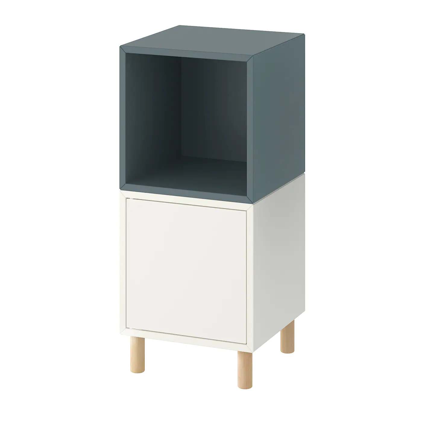 Deals Ikea Dressers Store 2 Budget π₯ IKEA EKET Storage Combination With Legs White Grayturquoise/wood 13 3/4x13 3/4x31 1/2 " π