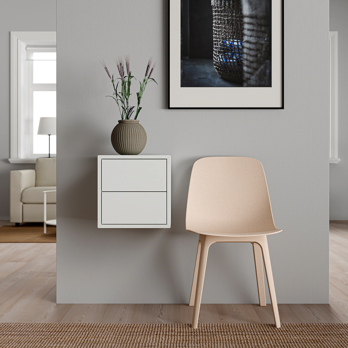 Best deal 🧨 IKEA EKET Wall Cabinet With 2 Drawers White 13 3/4x13 3/4x13 3/4 " ❤️ 5 Best deal 🧨 IKEA EKET Wall Cabinet With 2 Drawers White 13 3/4x13 3/4x13 3/4 " ❤️ - Image 5