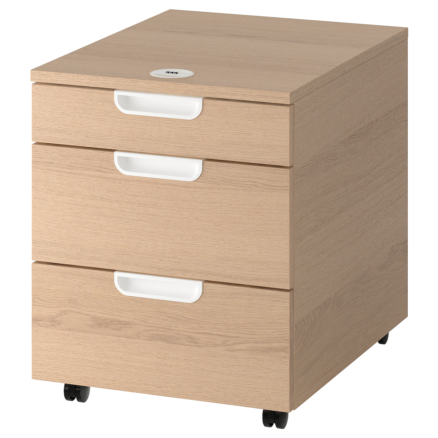 Hot Sale ๐ฏ IKEA GALANT Drawer Unit On Casters White Stained Oak Veneer 17 3/4x21 5/8 " ๐คฉ