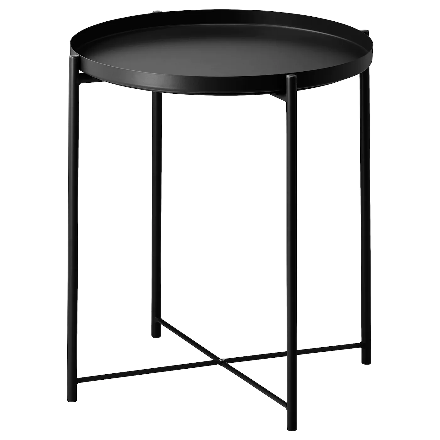 Cheapest 😀 IKEA GLADOM Tray Table Black 17 1/2x20 5/8 " 🥰