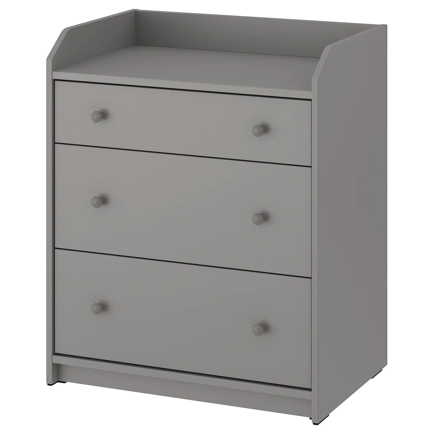 Cheapest ๐ IKEA HAUGA 3drawer Chest Gray 27 1/2x33 1/8 " โ๏ธ