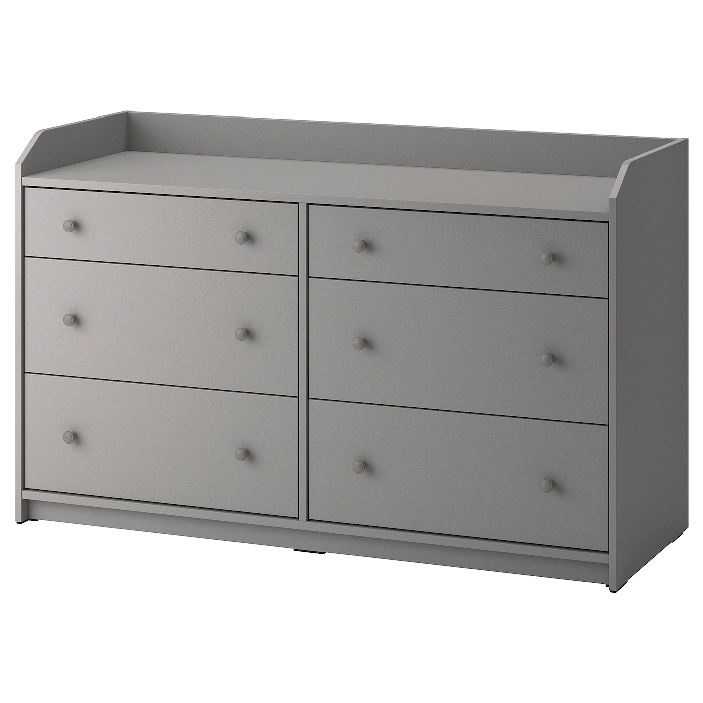 Top 10 ✨ IKEA HAUGA 6drawer 👗 Dresser Gray 54 3/8x33 1/8 " ❤️