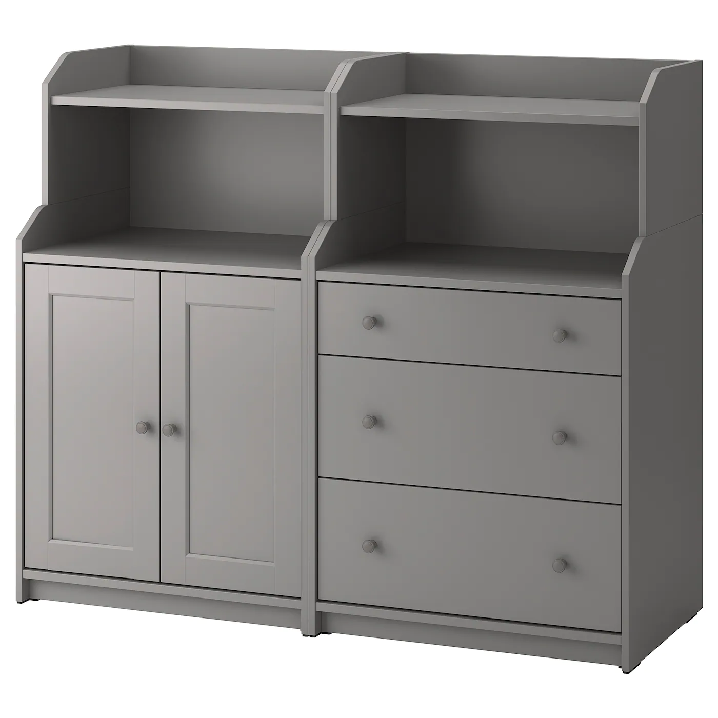 Best reviews of ๐ IKEA HAUGA Storage Combination Gray 54 3/4x18 1/8x45 5/8 " ๐