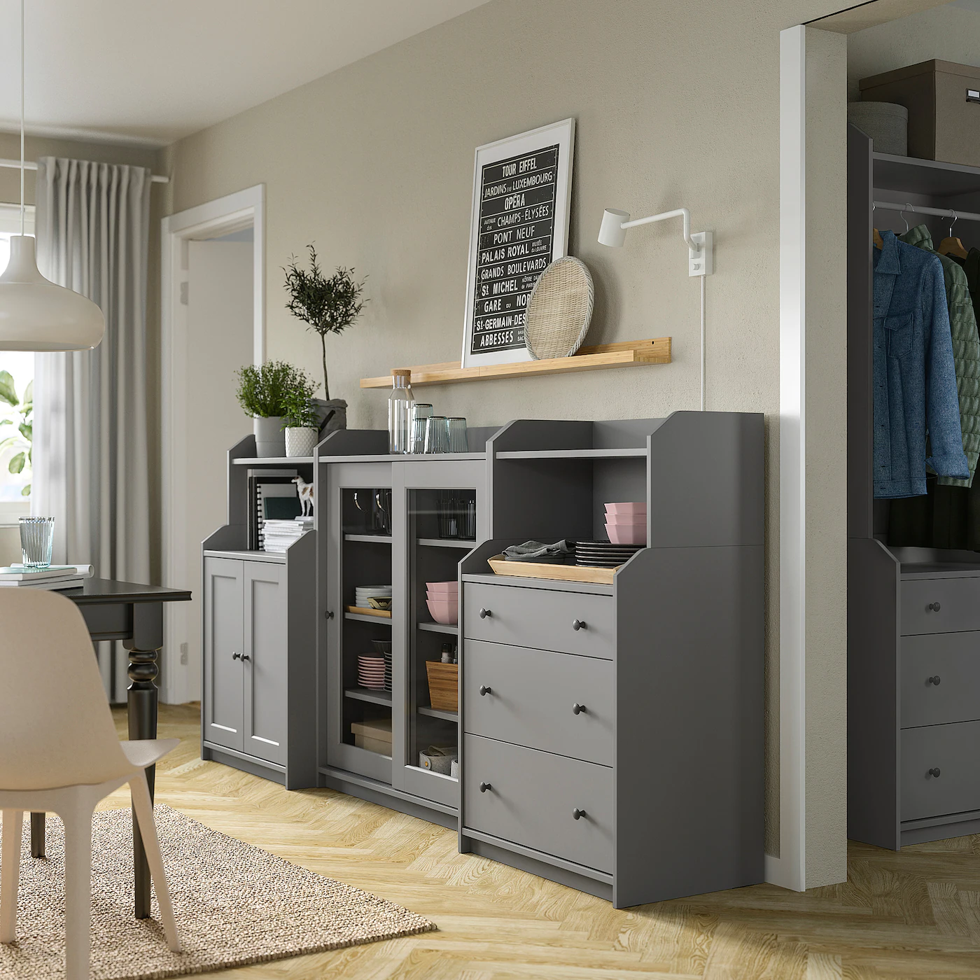 Deals ๐ฅ IKEA HAUGA Storage Combination Gray 96 1/8x18 1/8x45 5/8 " ๐งจ 3 Deals ๐ฅ IKEA HAUGA Storage Combination Gray 96 1/8x18 1/8x45 5/8 " ๐งจ - Image 3