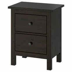 Buy ๐ฅ IKEA HEMNES 2drawer Chest Blackbrown 21 1/4x26 " ๐งจ