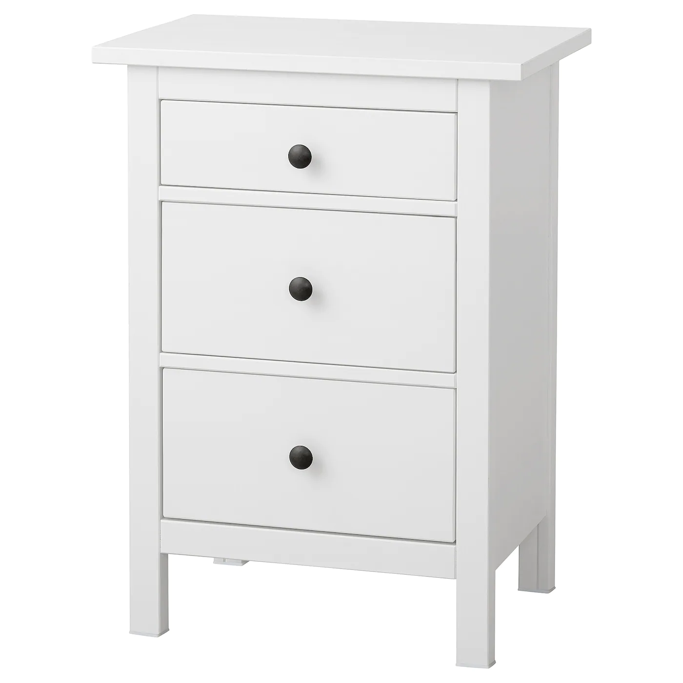 Coupon 🔥 IKEA HEMNES 3drawer Chest White Stain 22 7/8x31 1/8 " 😍