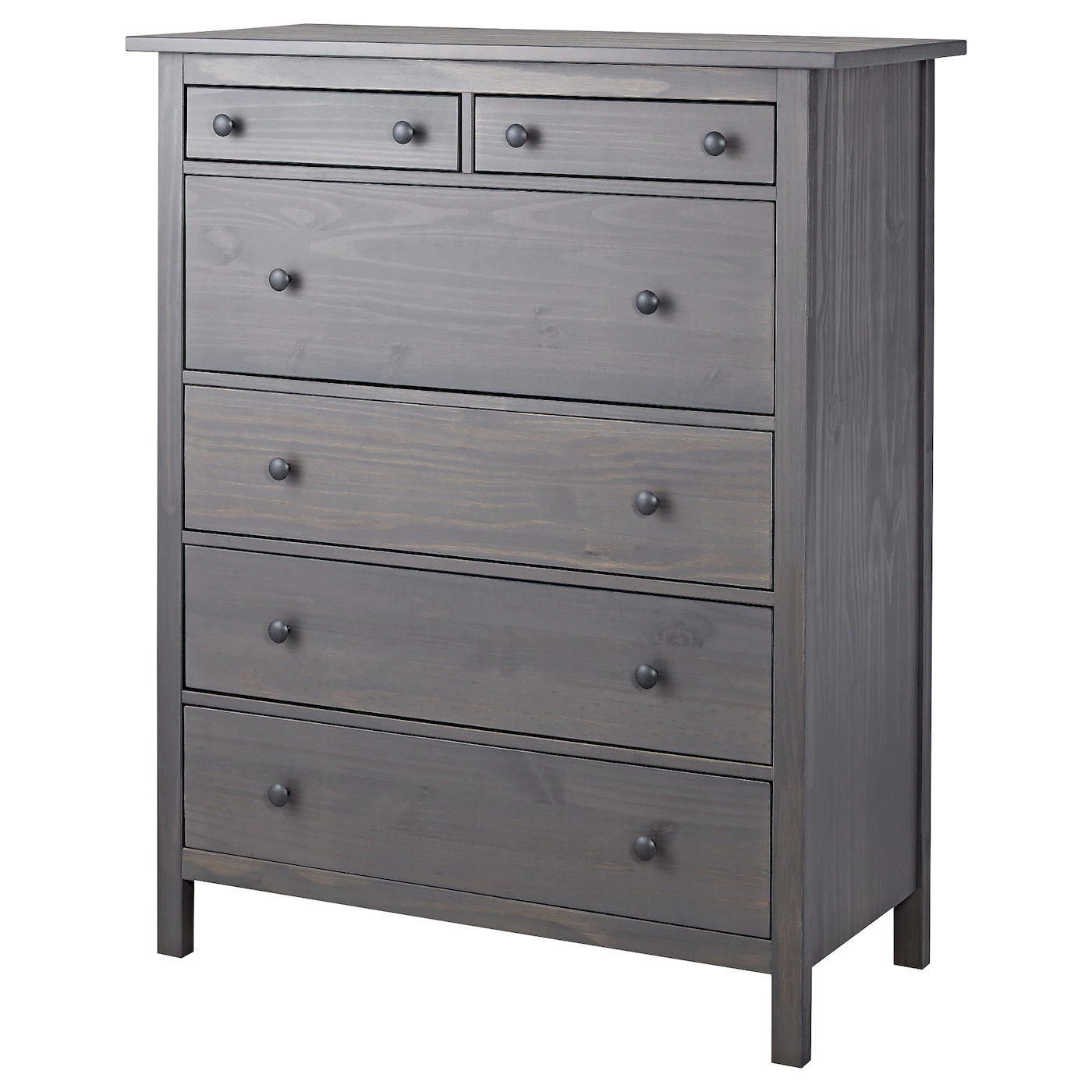 Promo 👏 IKEA HEMNES 6drawer Chest Dark Gray Stained 42 1/2x51 5/8 " 👏