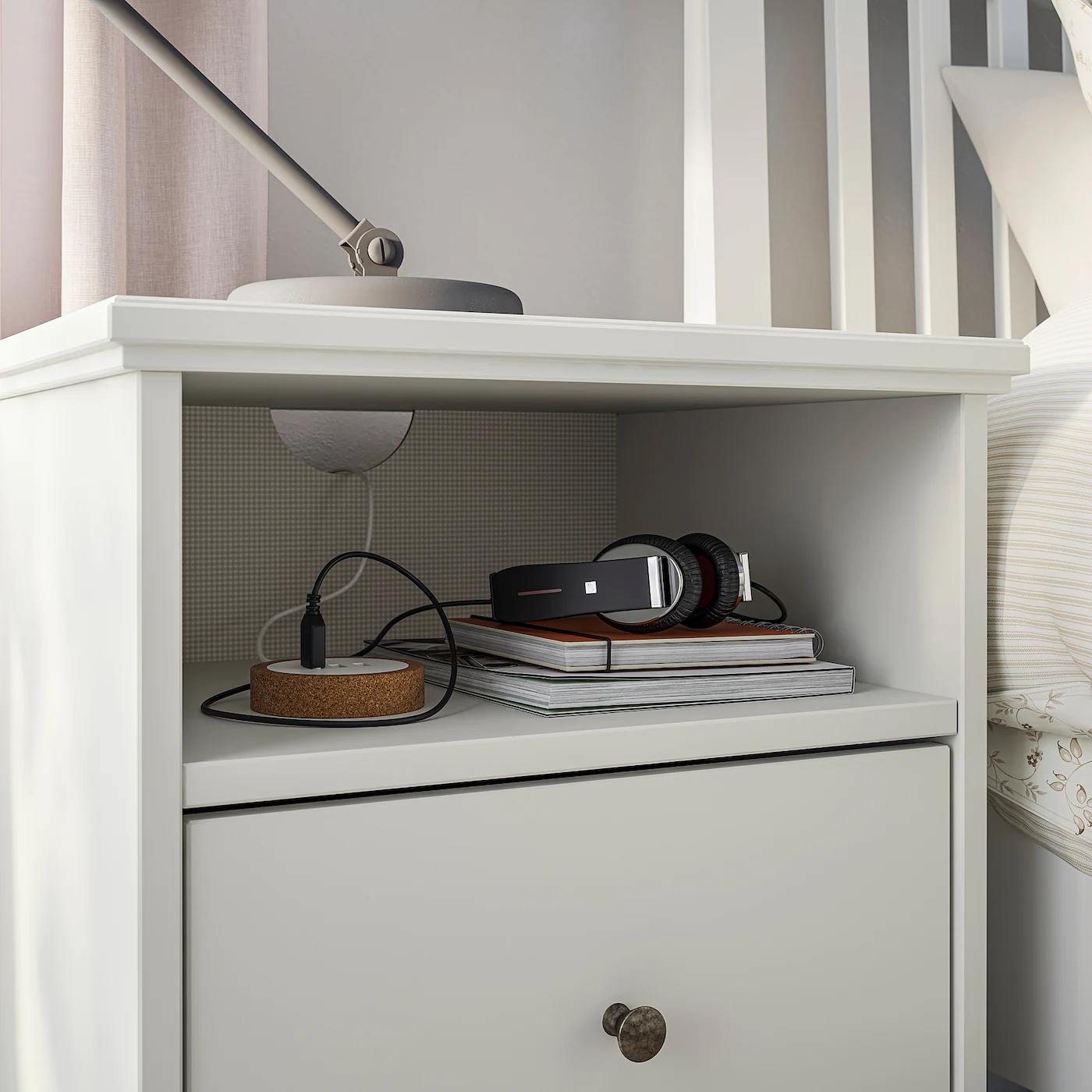 Best Sale ๐งจ IKEA IDANÄS Nightstand White 18 1/2x15 3/4 " โญ 3 Best Sale ๐งจ IKEA IDANÄS Nightstand White 18 1/2x15 3/4 " โญ - Image 3