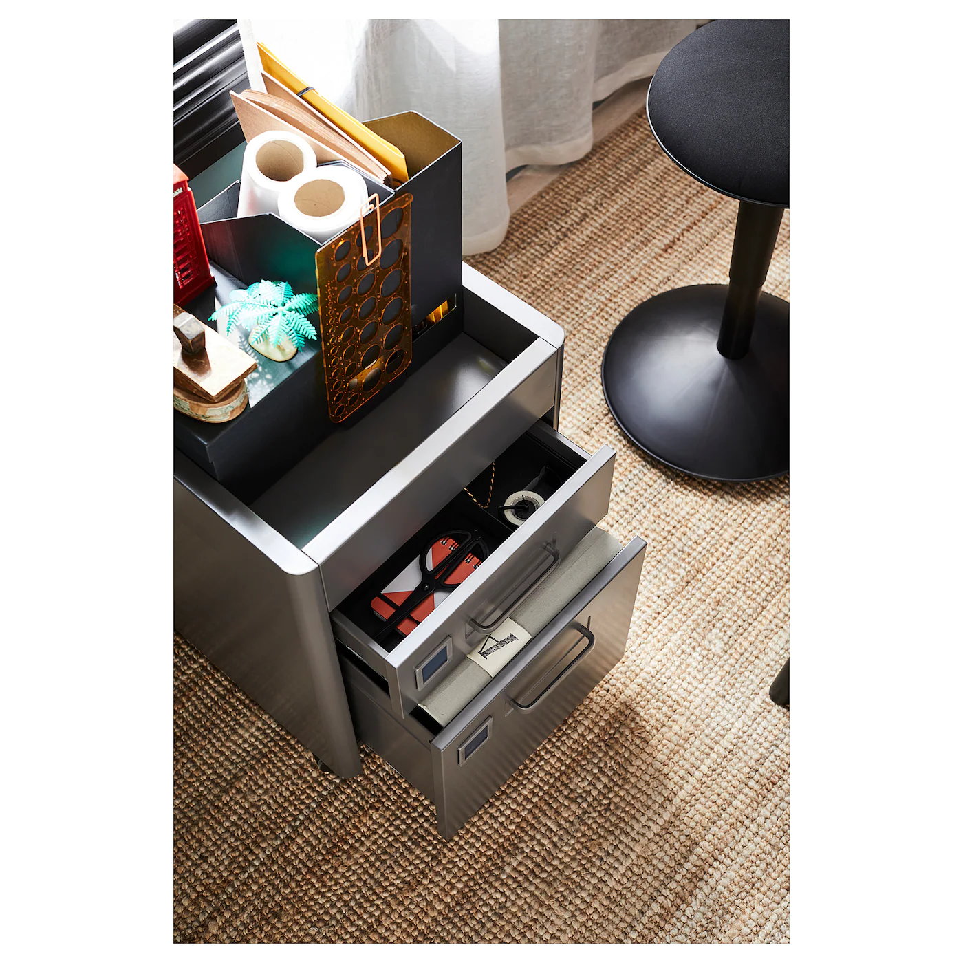 Discount ๐ IKEA IDÅSEN Drawer Unit On Casters Dark Gray 16 1/2x24 " ๐ 3 Discount ๐ IKEA IDÅSEN Drawer Unit On Casters Dark Gray 16 1/2x24 " ๐ - Image 3