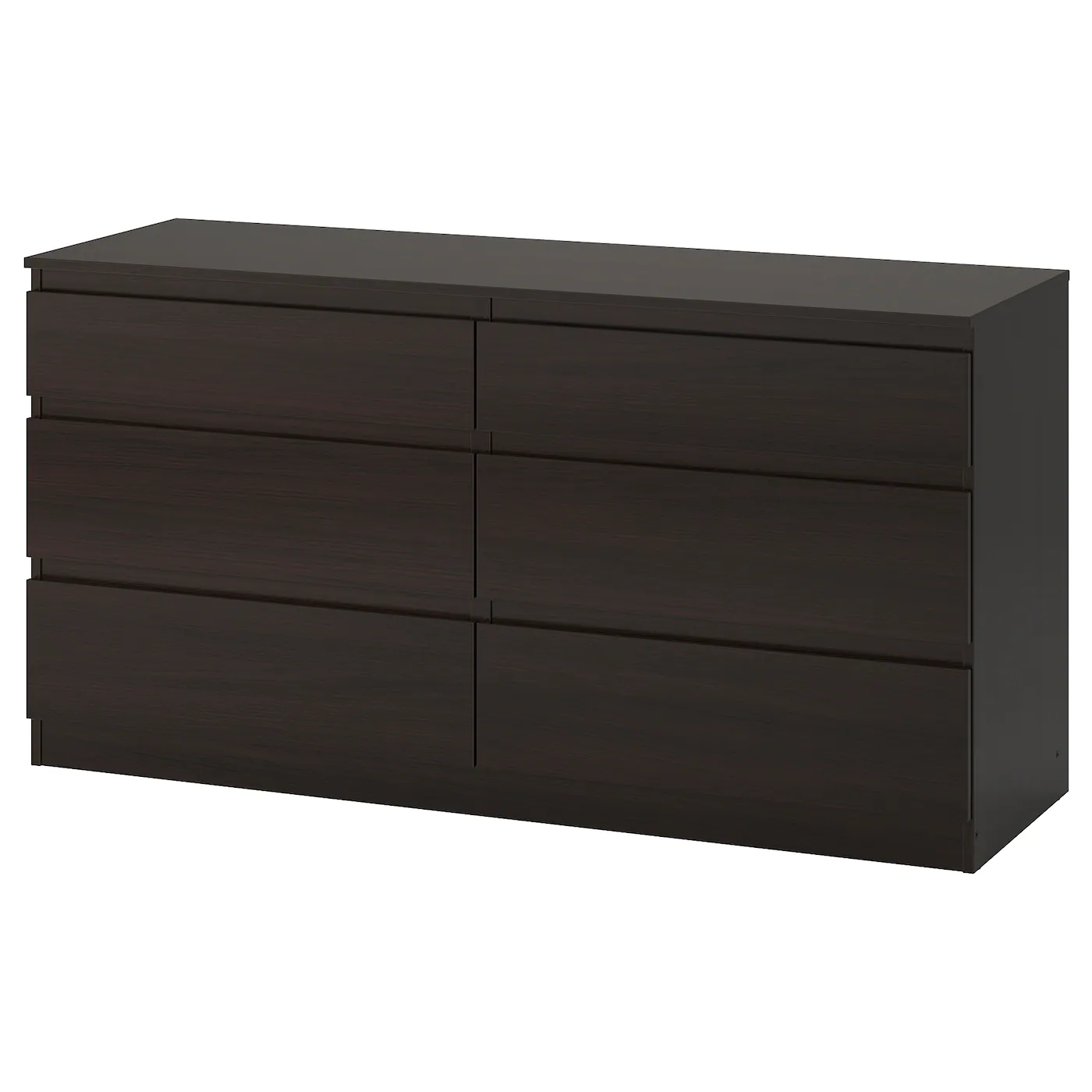 New ๐ฅ IKEA KULLEN 6drawer ๐ Dresser Blackbrown 55 1/8x28 3/8 " ๐ฅฐ