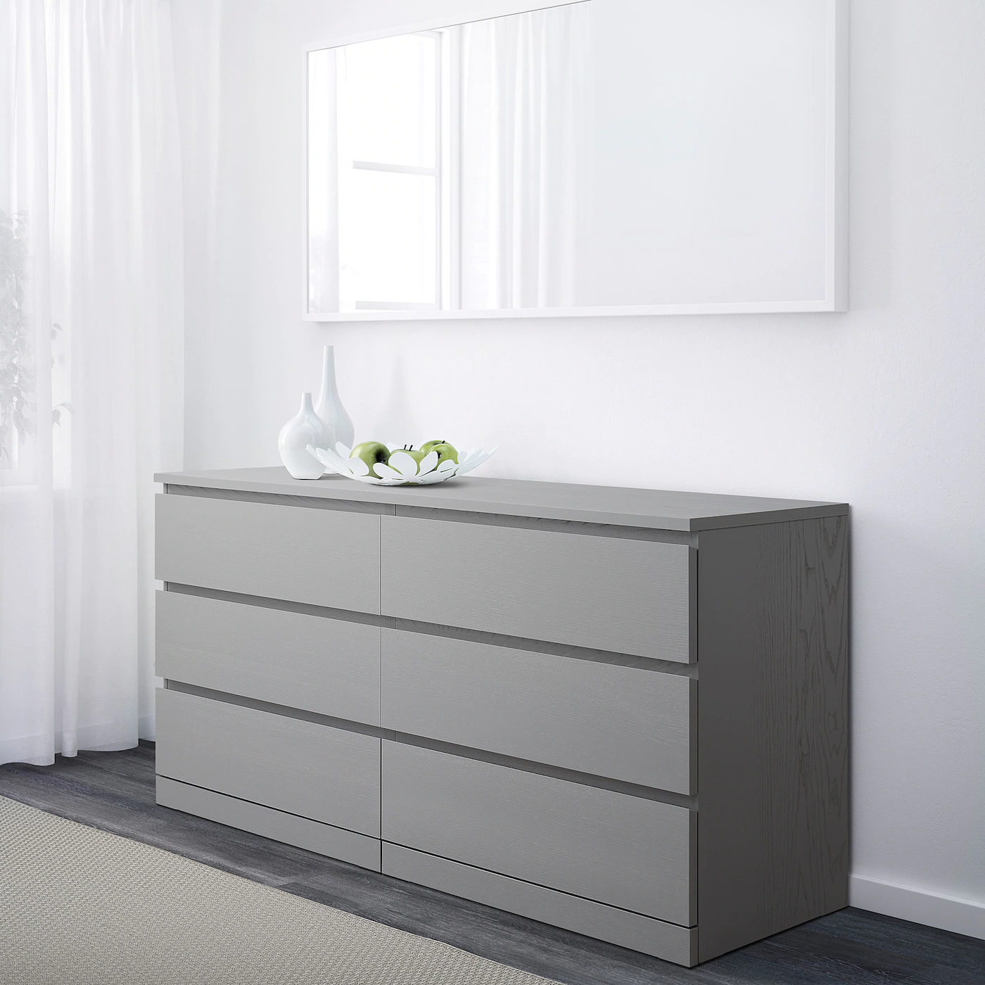 Deals Ikea Dressers Store -Deals Ikea Dressers Store malm 6 drawer dresser gray stained 0750591 pe746790 s5