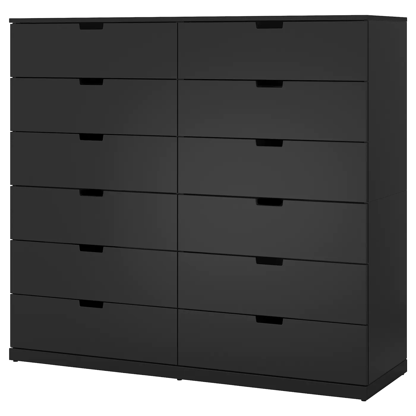 Discount ๐ IKEA NORDLI 12drawer Chest Anthracite 63x57 1/8 " ๐