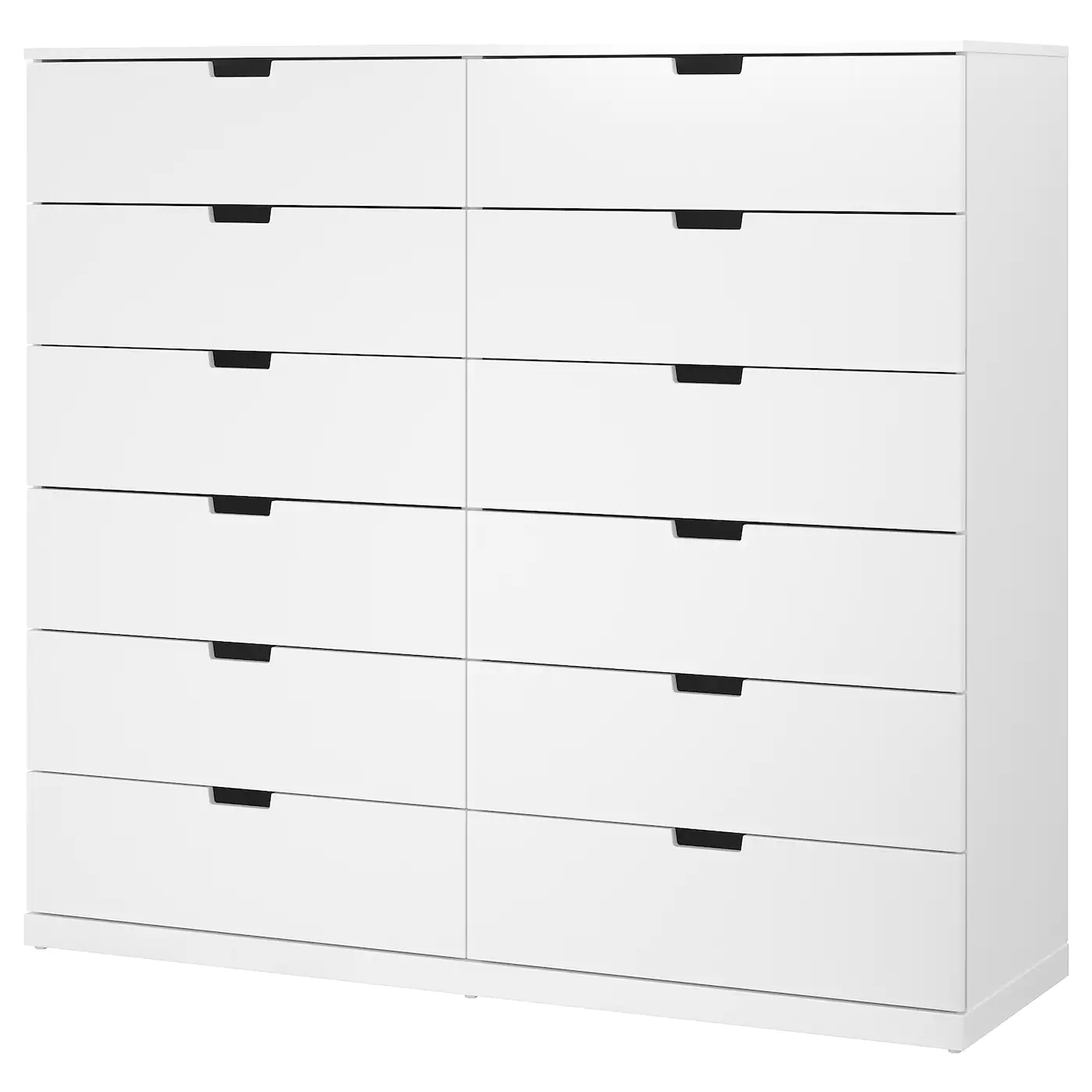 Promo ⭐ IKEA NORDLI 12drawer Chest White 63x57 1/8 " ❤️