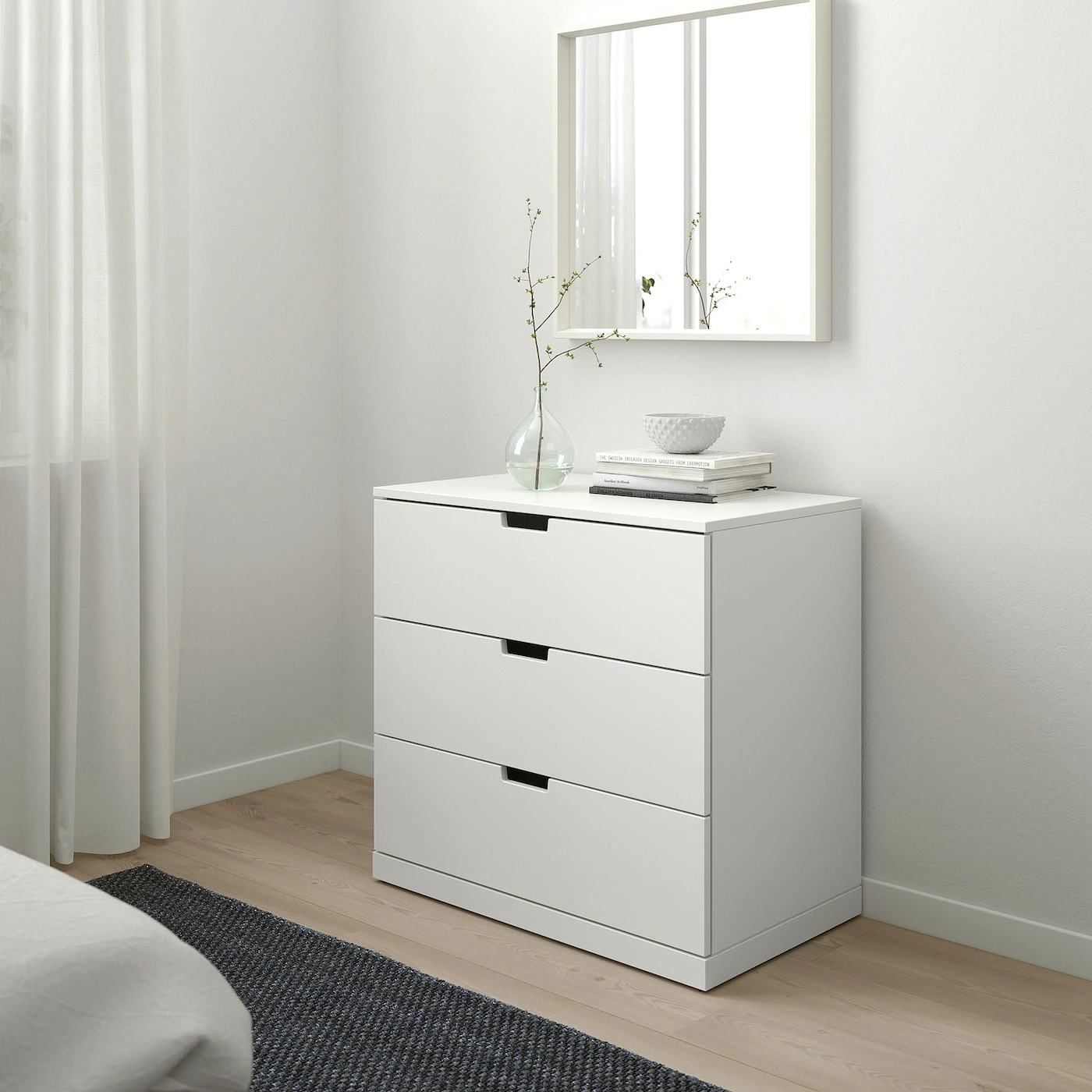 Cheapest 🎉 IKEA NORDLI 3drawer Chest White 31 1/2x29 7/8 " 🥰 2 Cheapest 🎉 IKEA NORDLI 3drawer Chest White 31 1/2x29 7/8 " 🥰 - Image 2