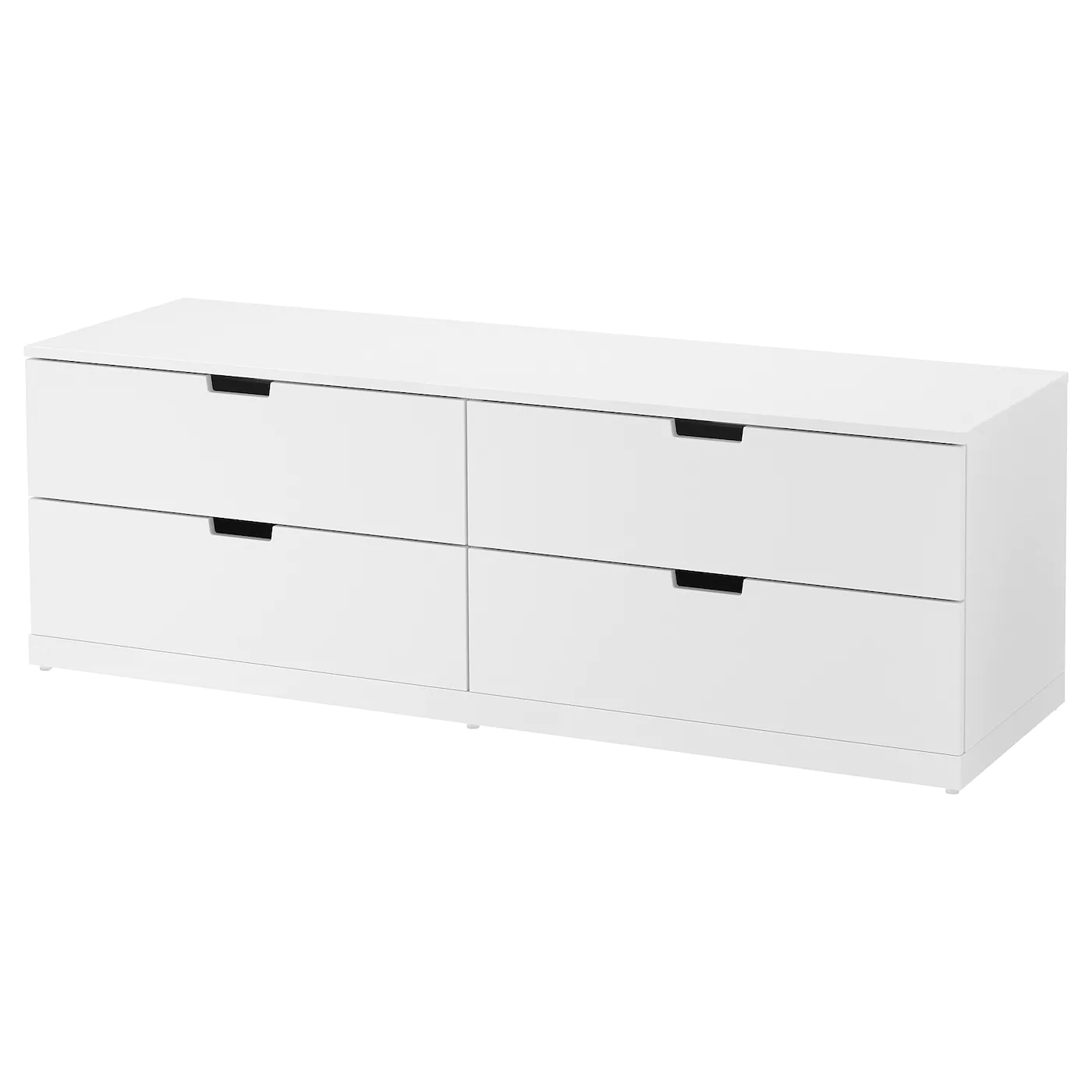 Best Pirce 🔥 IKEA NORDLI 4drawer 👗 Dresser White 63x21 1/4 " ⭐