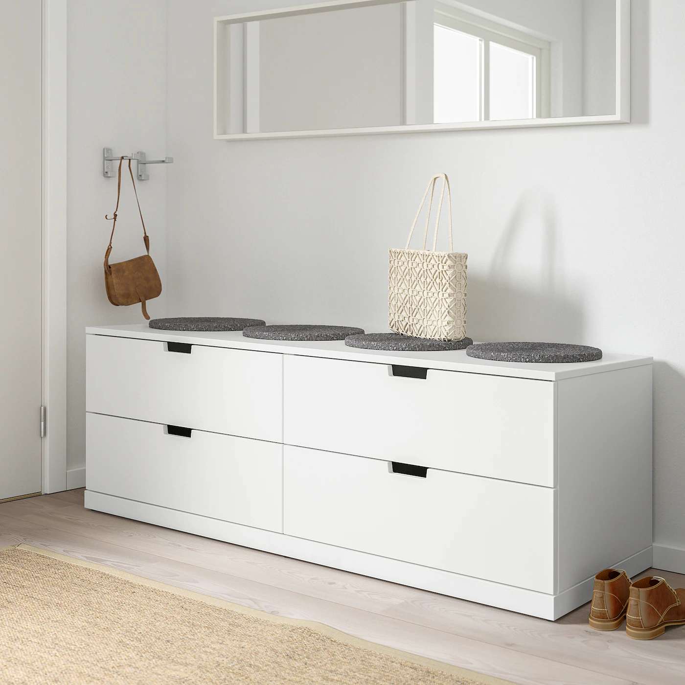 Best Pirce 🔥 IKEA NORDLI 4drawer 👗 Dresser White 63x21 1/4 " ⭐ 4 Best Pirce 🔥 IKEA NORDLI 4drawer 👗 Dresser White 63x21 1/4 " ⭐ - Image 4