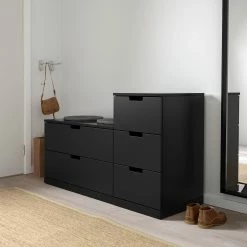 Cheap 👍 IKEA NORDLI 5drawer Chest Anthracite 47 1/4x29 7/8 " 😉 -Deals Ikea Dressers Store nordli 5 drawer chest anthracite 0858584 pe660935 s5
