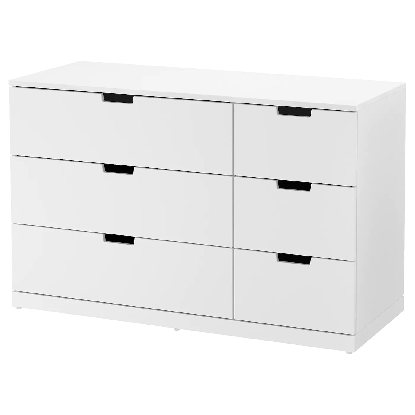 Best Pirce ⌛ IKEA NORDLI 6drawer 👗 Dresser White 47 1/4x29 7/8 " ❤️