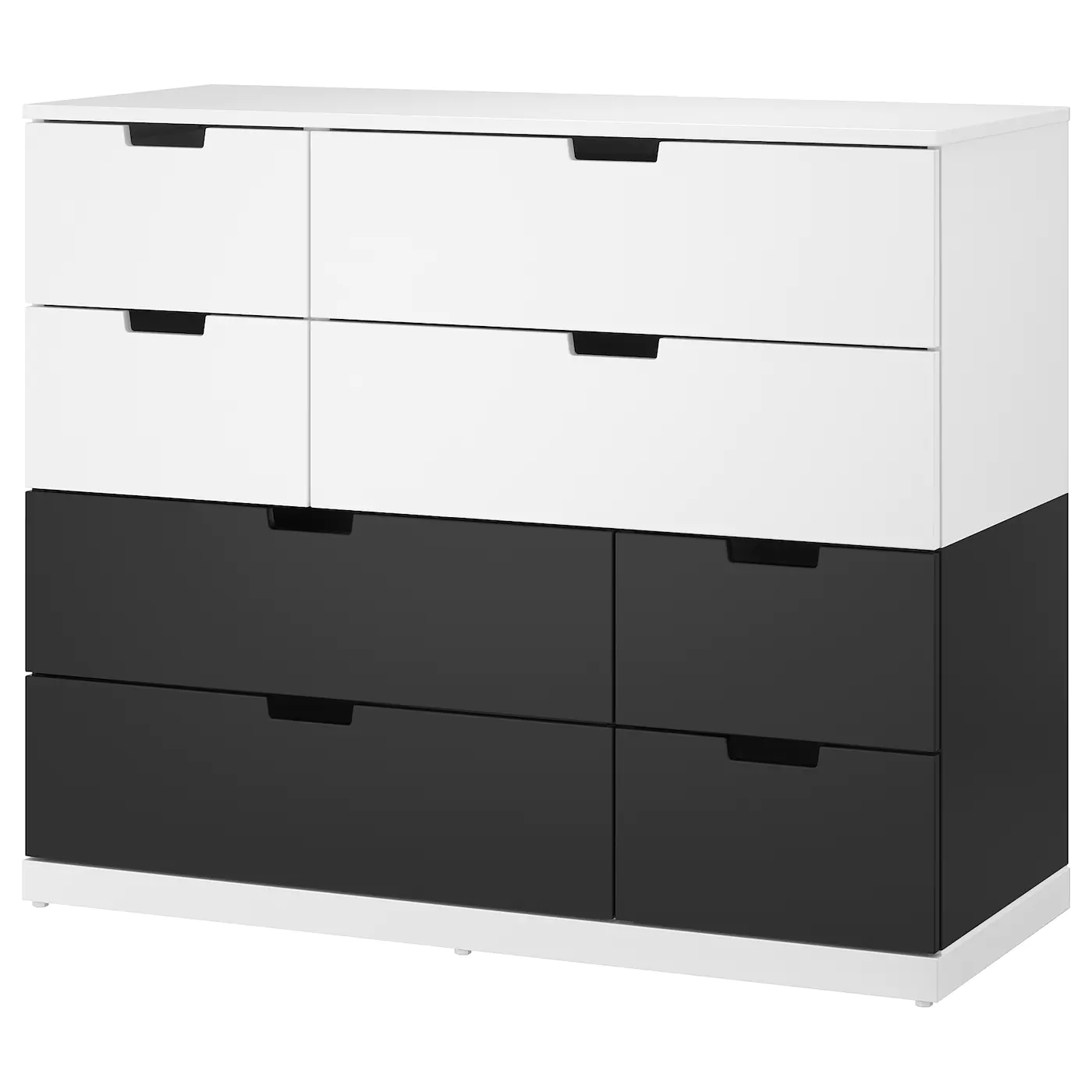 Outlet ๐ IKEA NORDLI 8drawer ๐ Dresser White/anthracite 47 1/4x39 " ๐