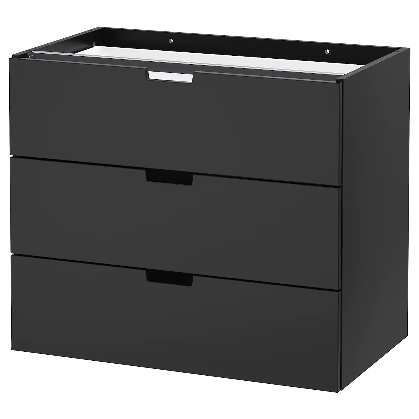 Best Pirce 🔥 IKEA NORDLI Modular 3drawer Chest Anthracite 31 1/2x26 3/4 " ⭐
