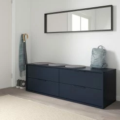 Deals Ikea Dressers Store -Deals Ikea Dressers Store nordmela 4 drawer dresser black blue 0858448 pe711628 s5