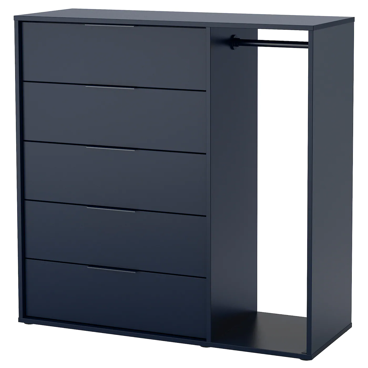 Deals Ikea Dressers Store 49 Buy π IKEA NORDMELA Chest Of Drawers With Clothes Rail Blackblue 46 7/8x46 1/2 " π