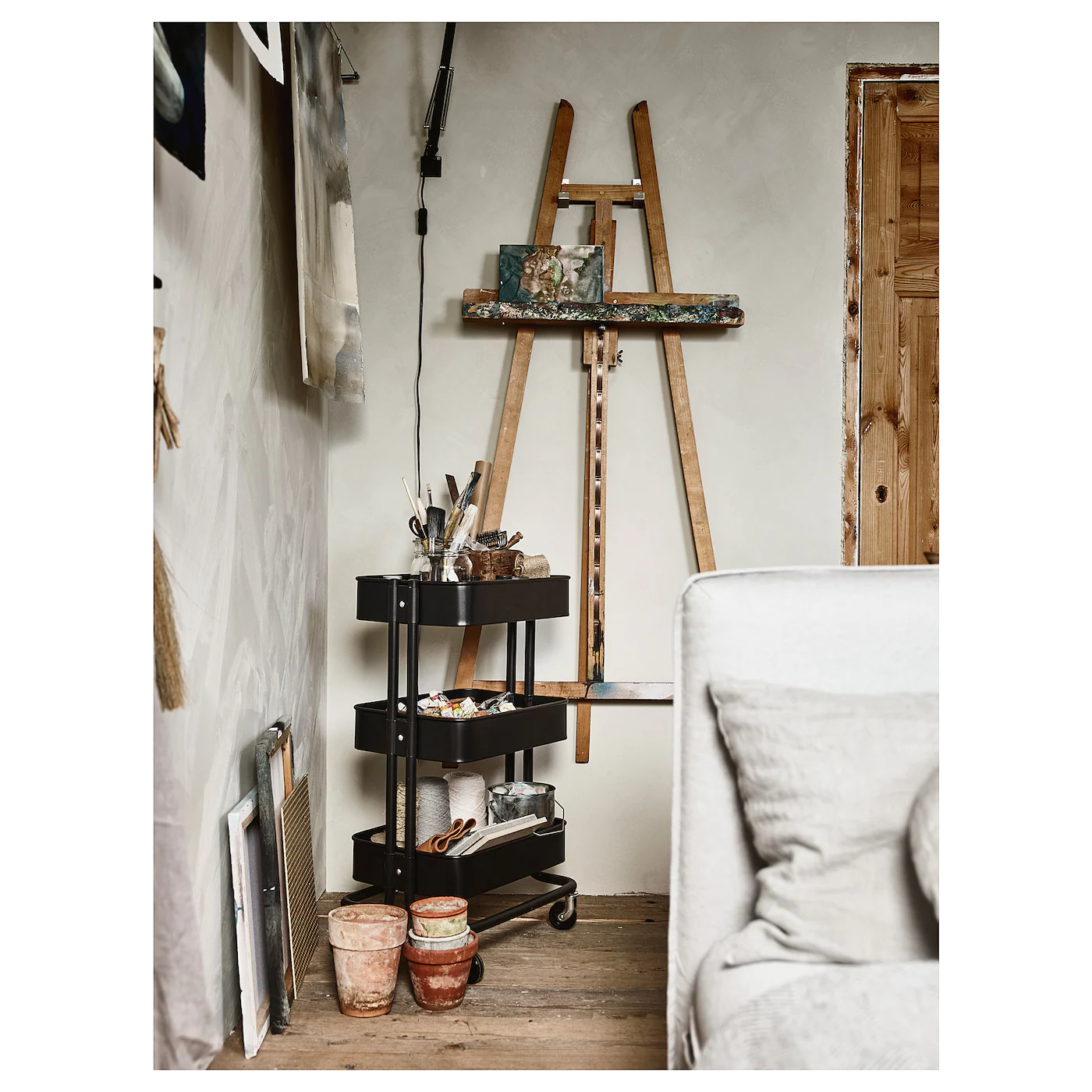 Outlet 🤩 IKEA RÅSKOG Utility Cart Black 13 3/4x17 3/4x30 3/4 " 🎁 5 Outlet 🤩 IKEA RÅSKOG Utility Cart Black 13 3/4x17 3/4x30 3/4 " 🎁 - Image 5