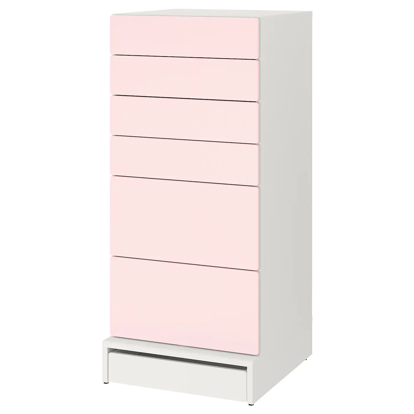 Discount 🔔 IKEA SMÅSTAD / UPPFÖRA 6drawer Chest White/pale Pink 23 5/8x24 3/4x53 1/2 " 🔥