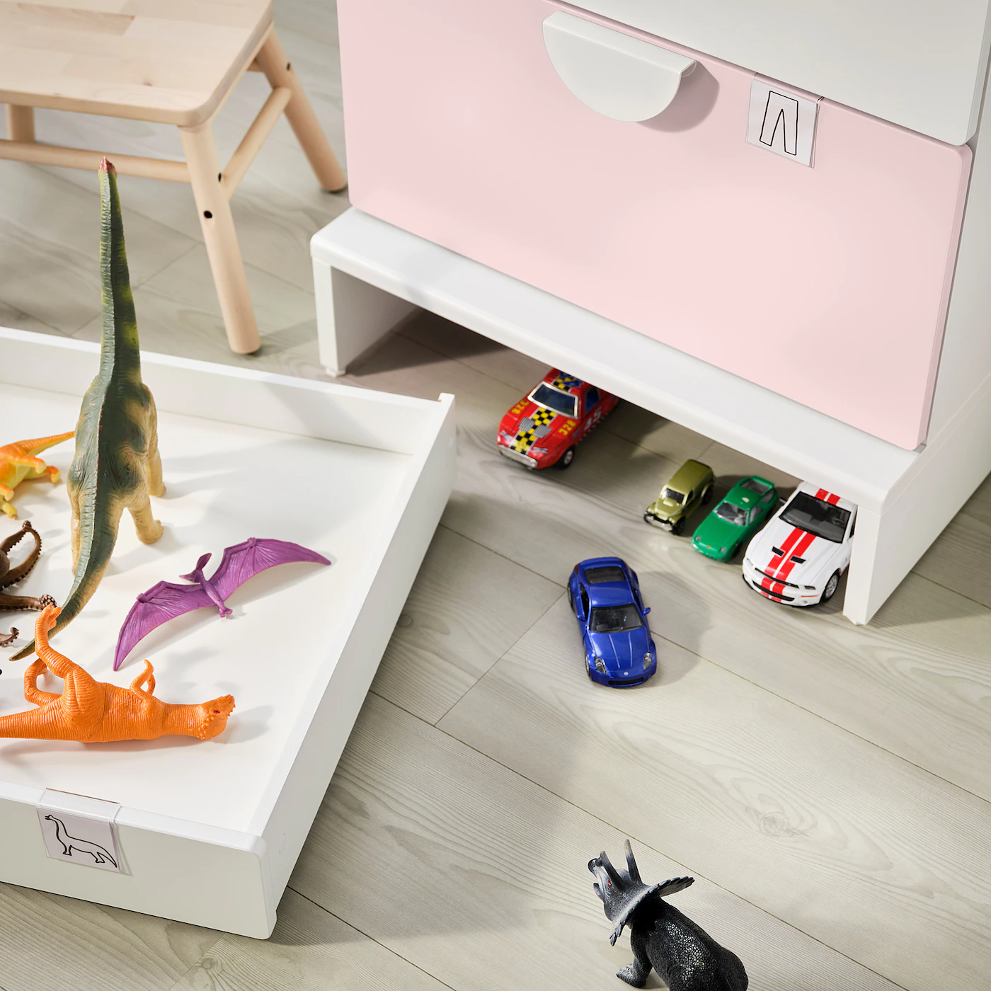 Discount 🔔 IKEA SMÅSTAD / UPPFÖRA 6drawer Chest White/pale Pink 23 5/8x24 3/4x53 1/2 " 🔥 3 Discount 🔔 IKEA SMÅSTAD / UPPFÖRA 6drawer Chest White/pale Pink 23 5/8x24 3/4x53 1/2 " 🔥 - Image 3