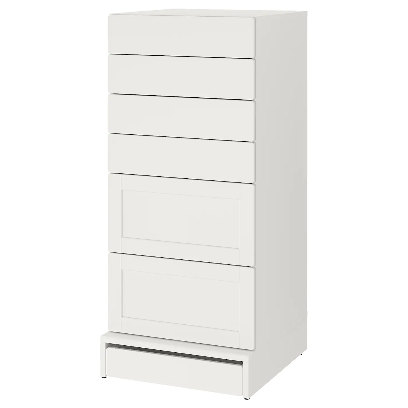 Best Pirce 🌟 IKEA SMÅSTAD / UPPFÖRA 6drawer Chest White With Frame 23 5/8x24 3/4x53 1/2 " ✔️