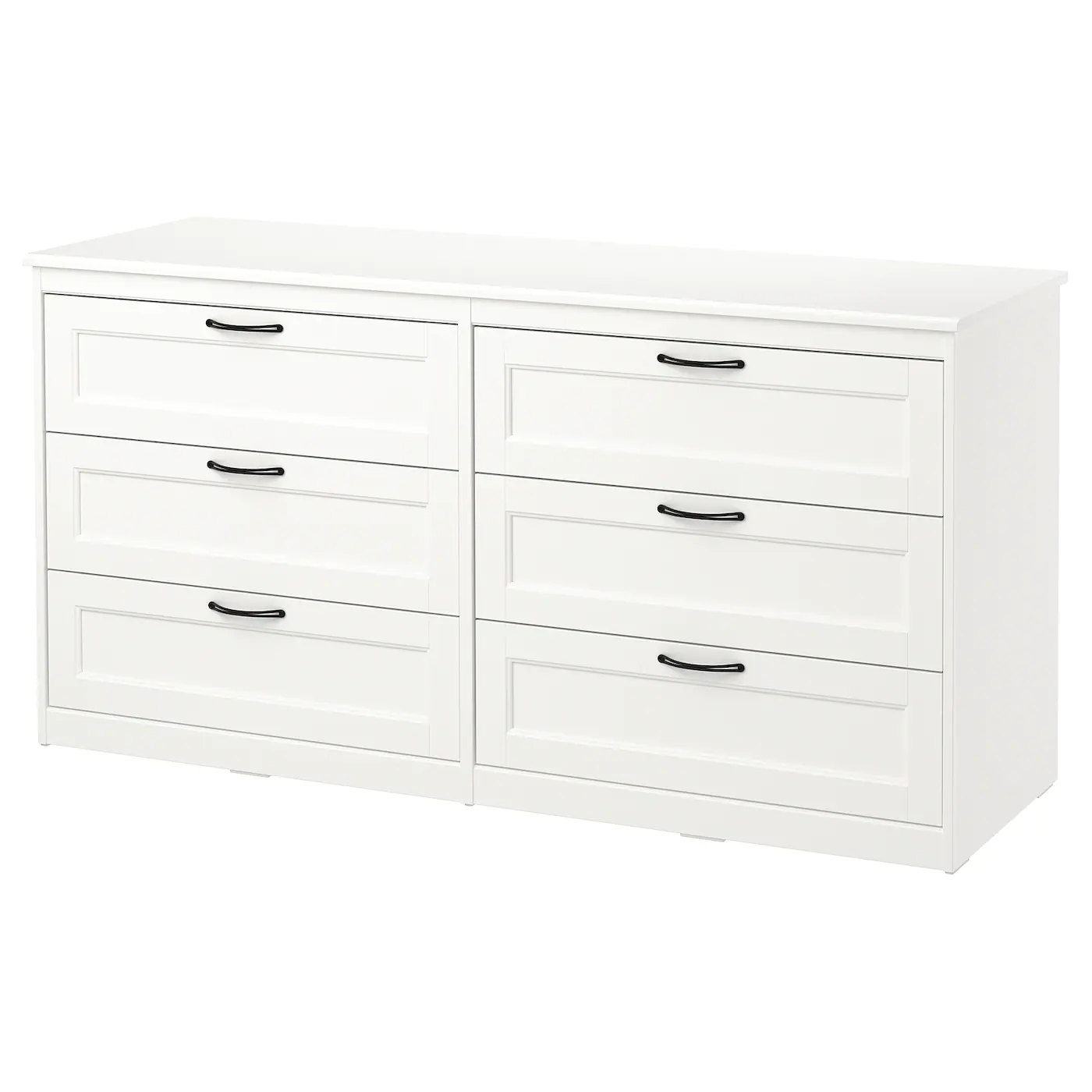 Promo ✔️ IKEA SONGESAND 6drawer 👗 Dresser White 63 3/8x31 7/8 " 🌟