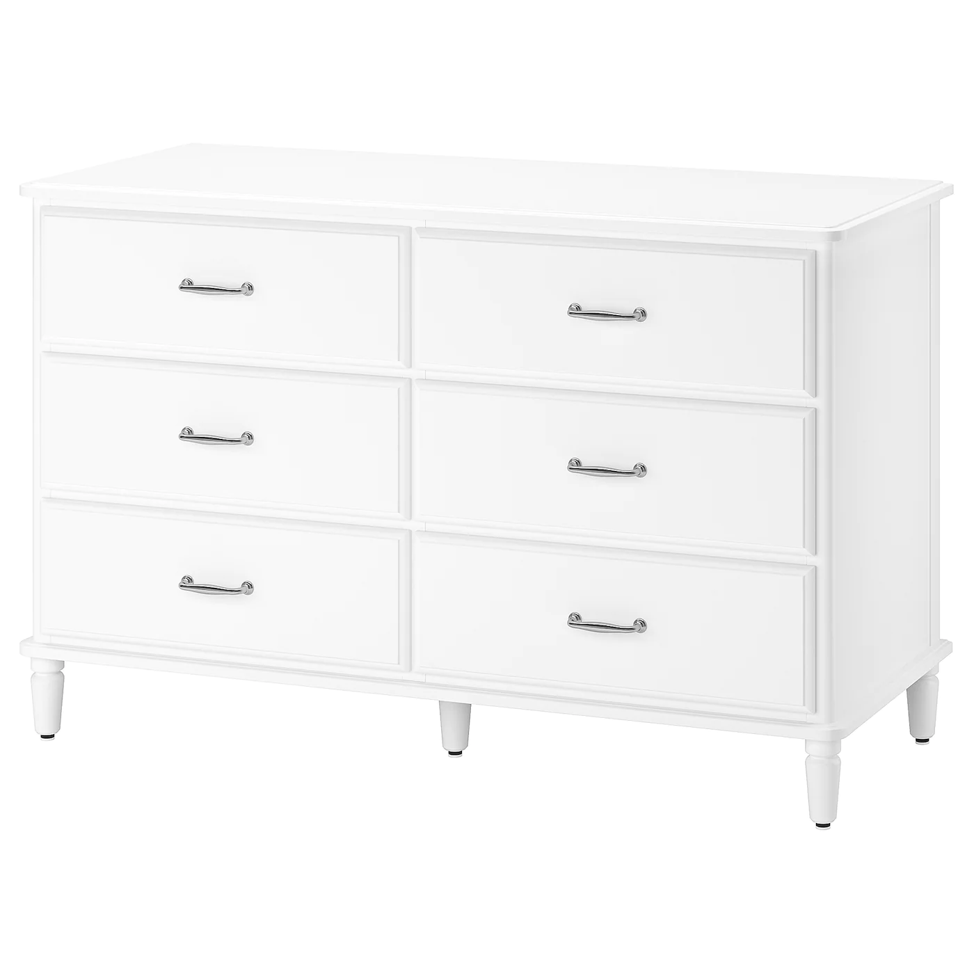 Brand new ⭐ IKEA TYSSEDAL 6drawer 👗 Dresser White 50x31 7/8 " 👏